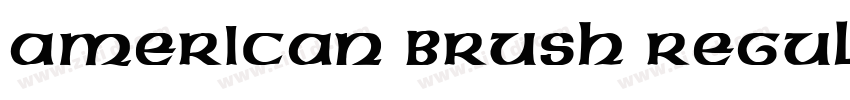 American Brush Regul字体转换